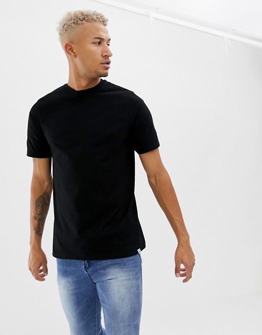 Pull&Bear organic cotton t-shirt in black | ASOS