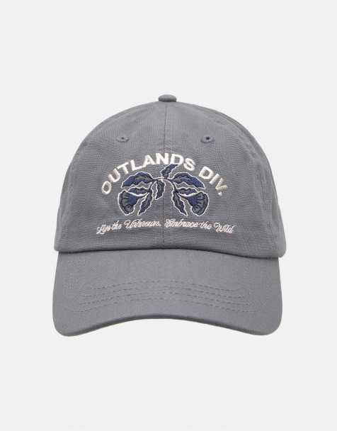 Pull&Bear – Outlands div – Kappe in Grau/Blau - view 1