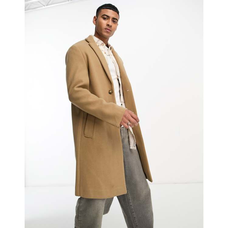 Asos camel coat sale