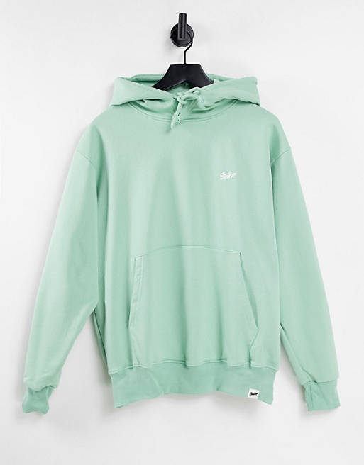 Pull&Bear overdye hoodie co-ord in green