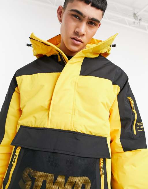 Pull and outlet bear yellow jacket