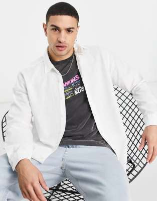 Pull&Bear - Overhemd in wit
