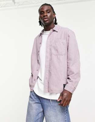 pull and bear cord shirt