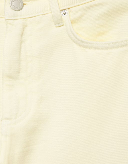 Pull&Bear Oversize baggy jeans in yellow, 7 of 7