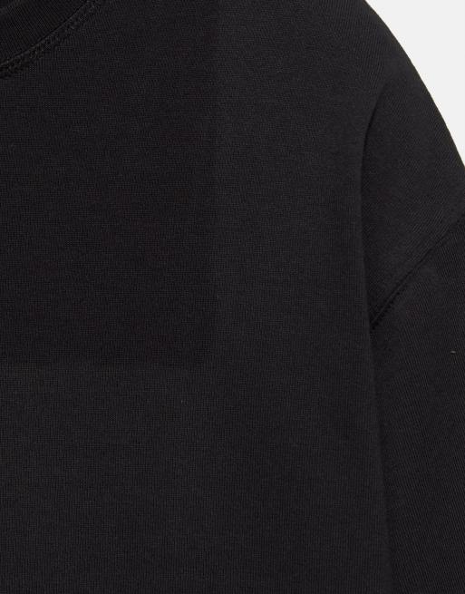 Pull&Bear Oversize long sleeve t-shirt in black, 7 of 7