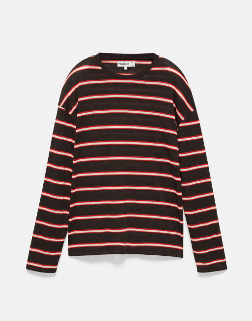 Pull&Bear oversize randig t-shirt, 4 av 6