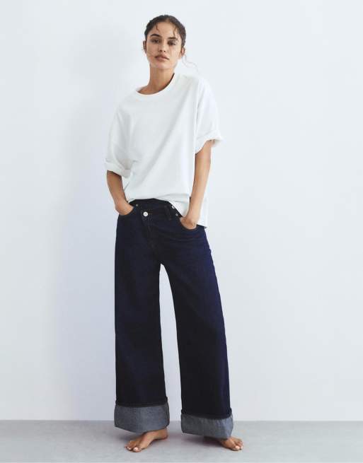 Pull&Bear Oversize short sleeve t-shirt in white, 4 of 7