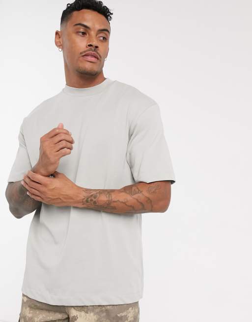 Pull&Bear oversize t-shirt in heavy off white | ASOS