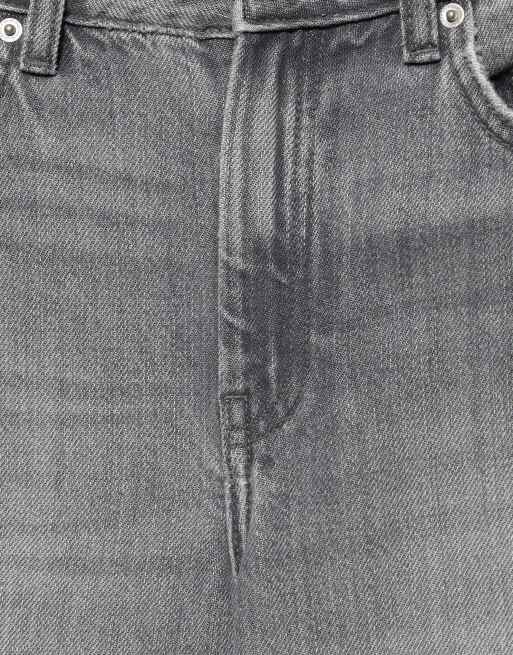 Pull&Bear oversized baggy jeans in parelgrijs, 7 van 7