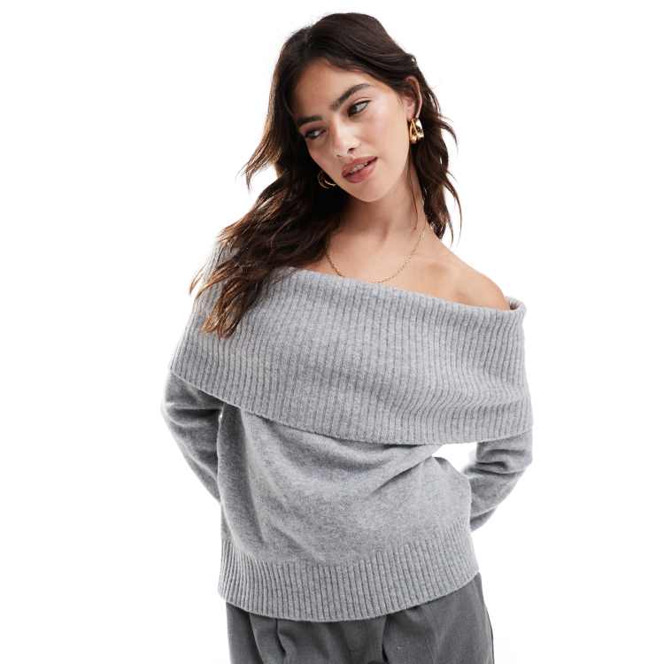 Biba 【 Knitted Bardot Jumper Women 】 ファッション レディースファッション トップス その他トップス レディース Buy Pink Blush Bardot Off The Shoulder Fitted Rib Knitted