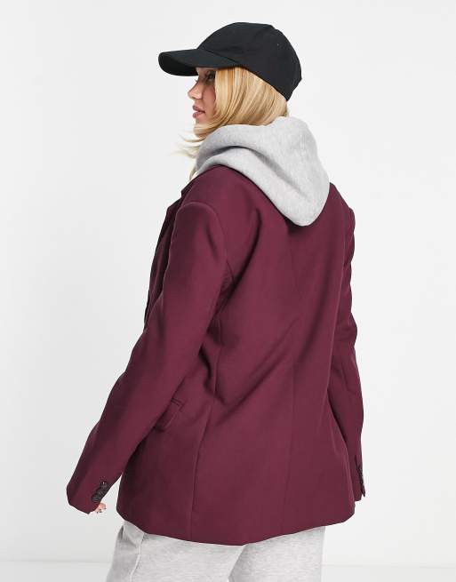 Blazer capuche 2024 femme