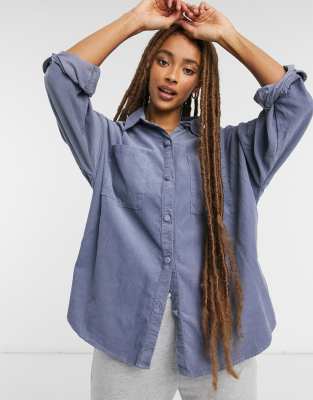 pull and bear corduroy shirt