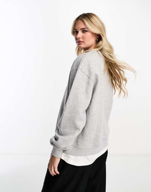 Light grey 2025 oversized sweatshirt