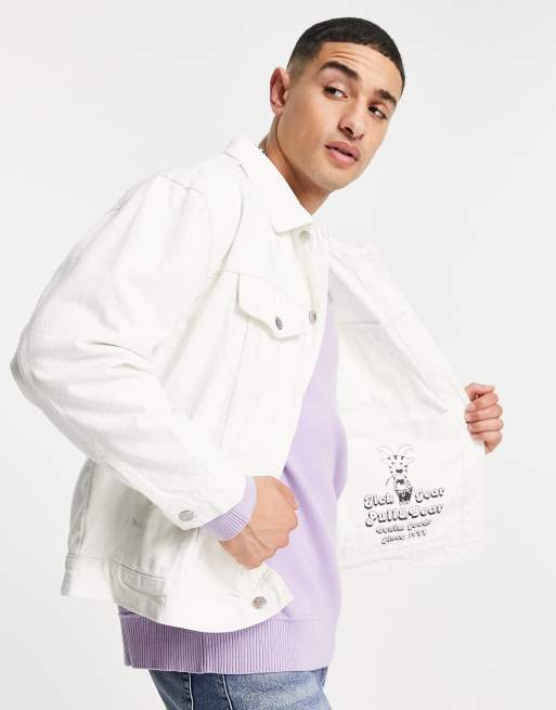 Pull&bear oversized denim jacket shop