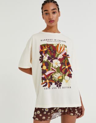 pull and bear floral shirt