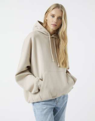 oversized hoodie beige