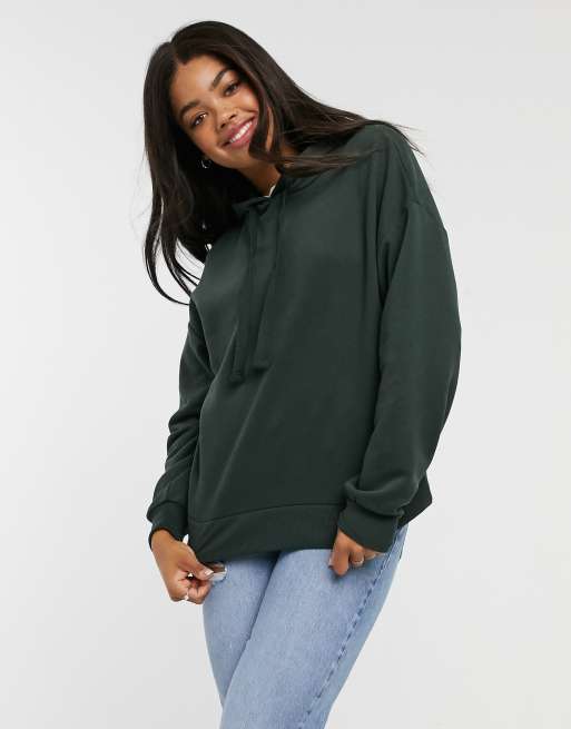 Green pull and bear clearance hoodie