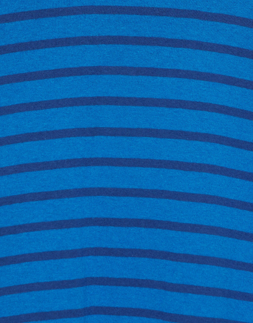 Pull&Bear oversized langærmet stribet T-shirt i blå, 7 af 7