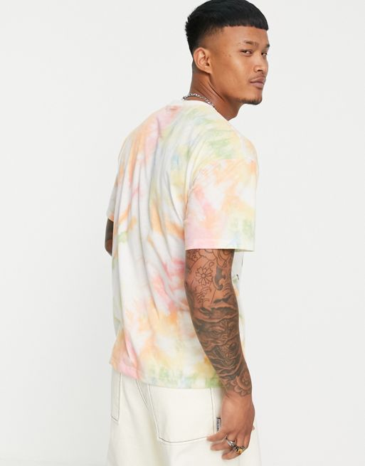 PULL&BEAR TIE-DYE - Caleçon de bain - orange 