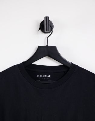 pull and bear black shirt