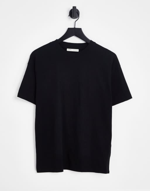 Pull&Bear Oversized T-Shirt In Black | ASOS