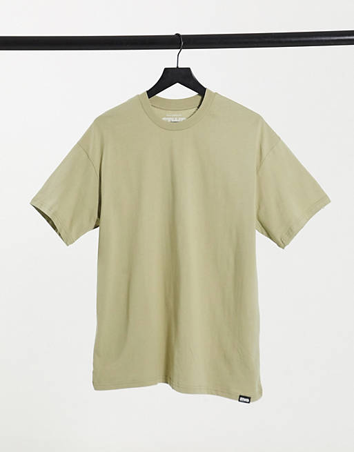 Pull&Bear oversized T-shirt in taupe | ASOS