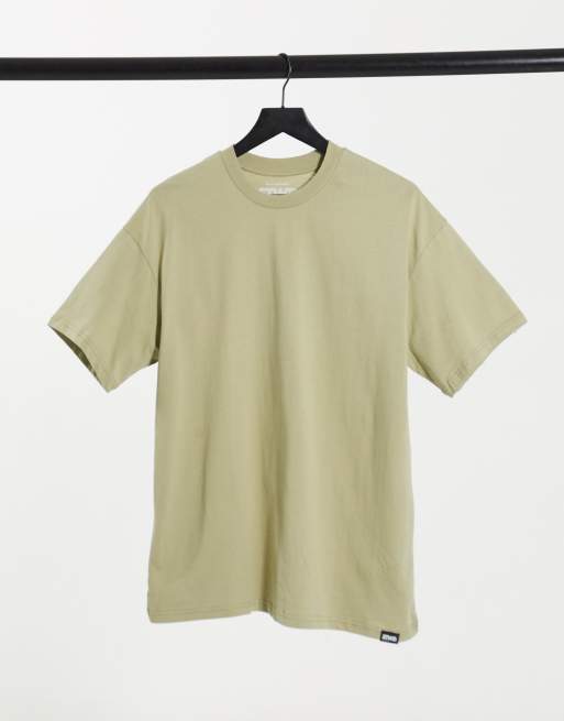 Pull&Bear OversizedTShirt in Taupe ASOS