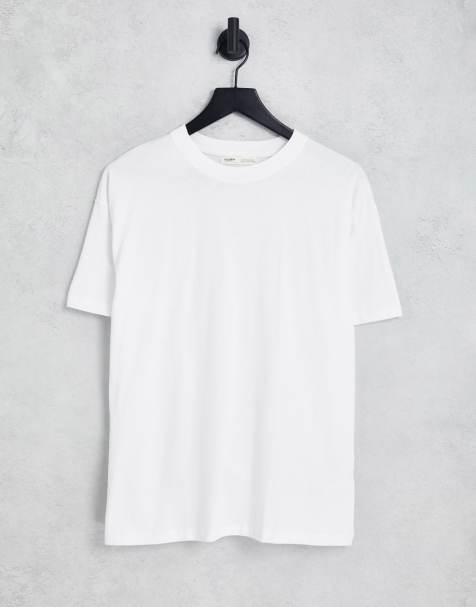 Pull&Bear oversized t-shirt in white - view 1