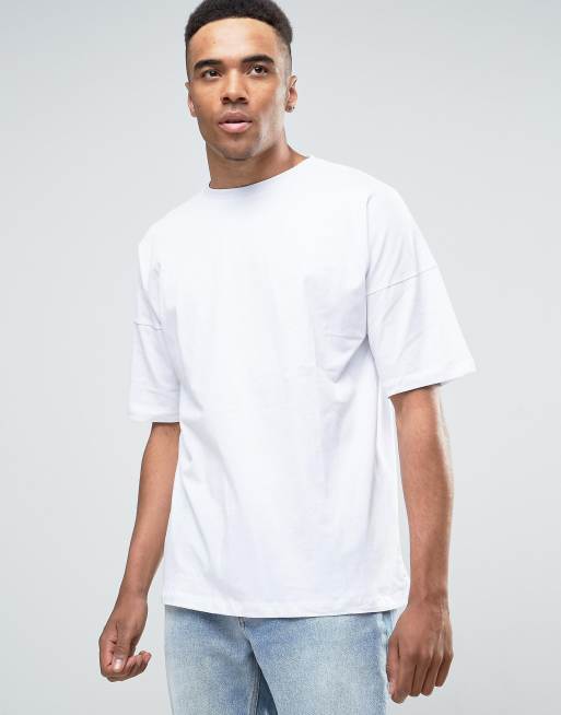 Pull&Bear Oversized T-Shirt In White | ASOS