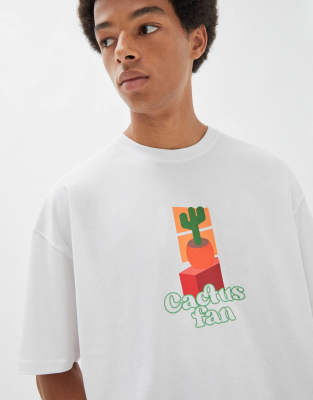 pull and bear cactus t shirt