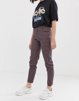 pull and bear plaid pants