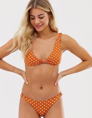 polka dot bikini bottom