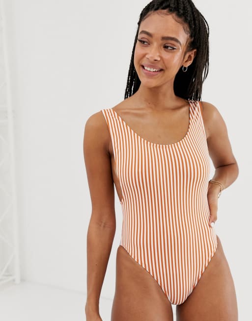 Padded-cup High-leg Swimsuit