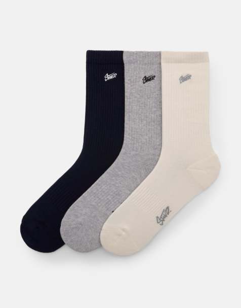 Pull&Bear Pack of 3 pairs of stwd socks in others - view 1