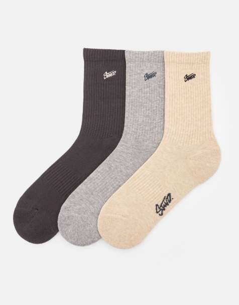 Pull&Bear Pack of 3 pairs of stwd socks in others - view 1
