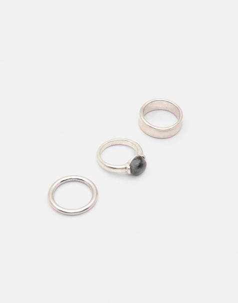 Pull&Bear Pack of 3 rings in others - view 1