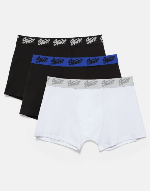 Pull&Bear Pack of 3 stwd boxers in others, 4 of 5