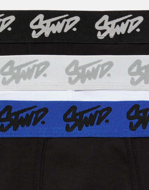 Pull&Bear Pack of 3 stwd boxers in others, 5 of 5