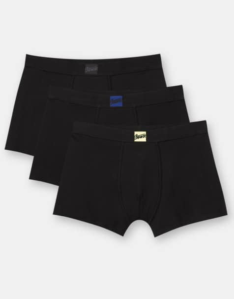 Pull&Bear Pack of 3 stwd logo boxers in others - view 1