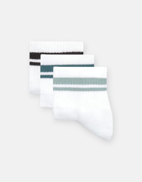 Pull&Bear Pack of striped stwd socks in others - view 1