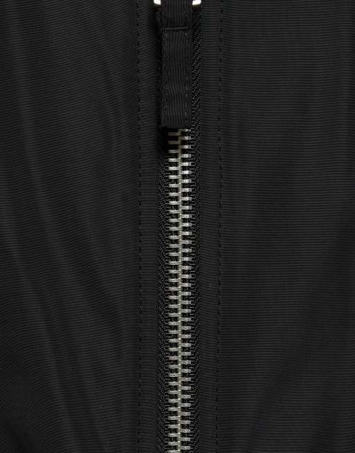 Pull&Bear Padded bomber jacket in black, 4 of 5