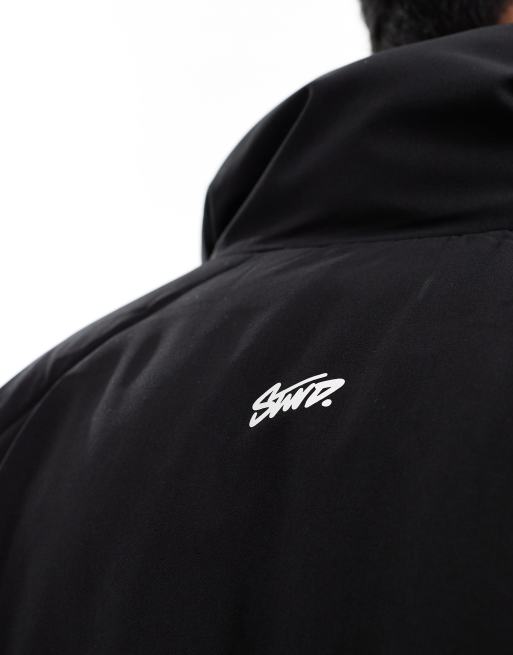 【送料込】PULL & BEAR_padded jacket in black Pull&Bear padded puffer jacket with hood in black | ASOS