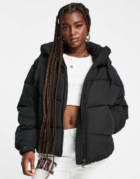 black puffer jacket womens