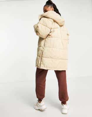 camel padded jacket