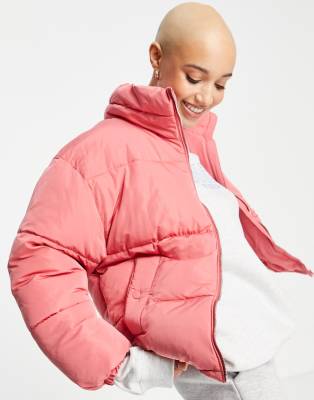 pull and bear pink coat