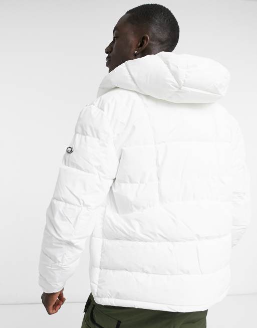 Pull and bear white on sale jacket