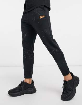 paint splatter joggers