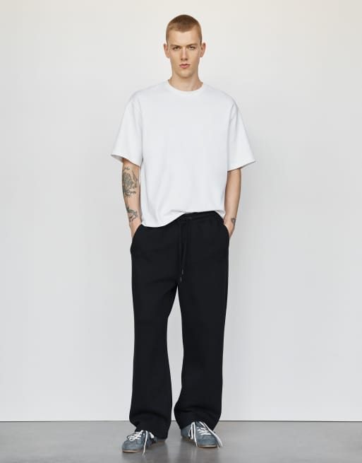 Pull&Bear Pakke med 2 joggingbukser i gråmeleret, 2 af 4