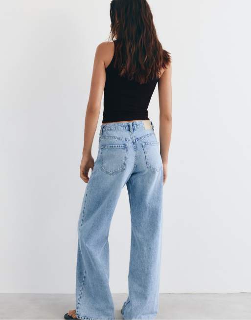 Pull&Bear - Pakke med 2 tanktoppe i hvid/sort, 3 af 4