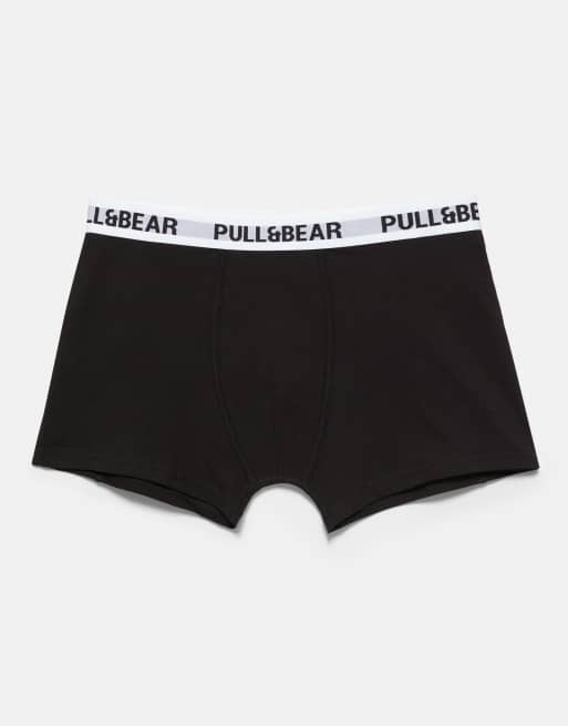Pull&Bear - Pakke med 3 par boksershorts i forskellige farver, 4 af 4